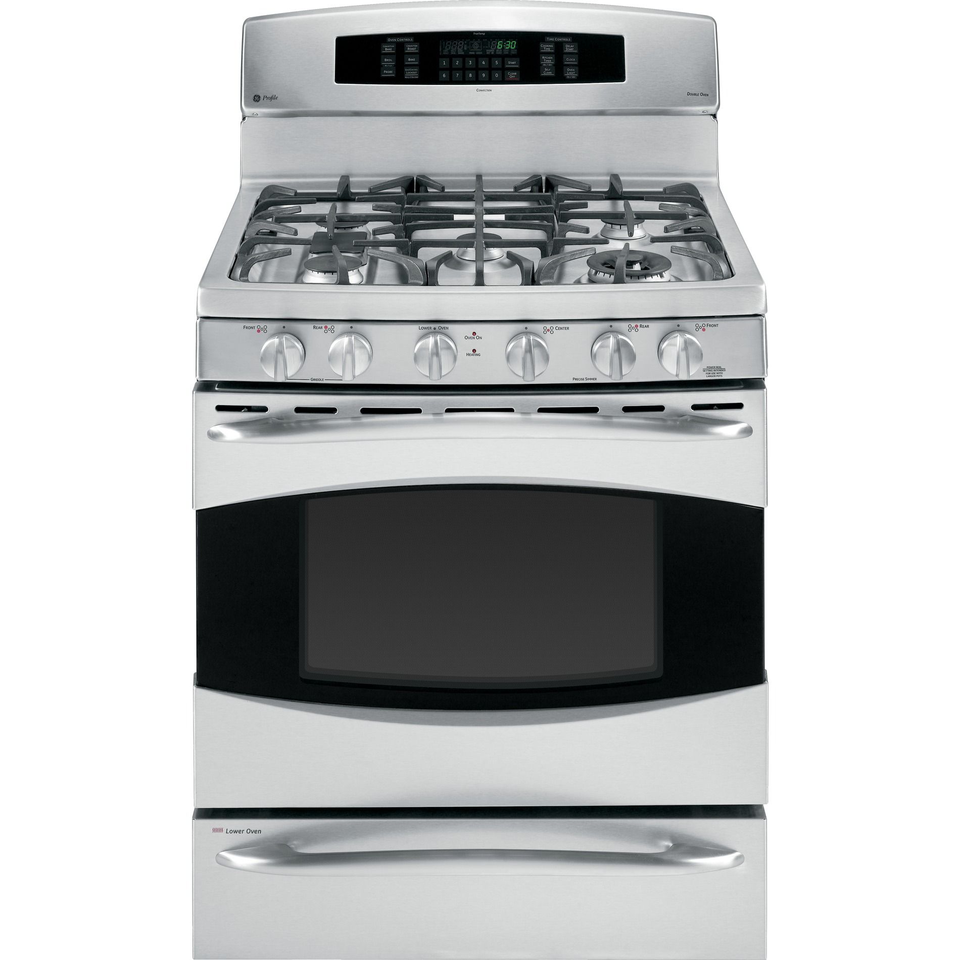 GE Profile PGB980SETSS Profile™ Series 6.4 cu. ft. Gas Range w/ Convection and Baking Drawer