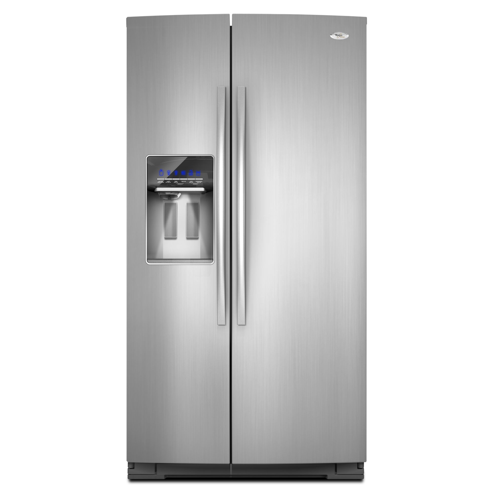 Whirlpool 24.5 cu. ft. Side-by-Side Refrigerator w/ In-Door-Ice Plus - Stainless Steel