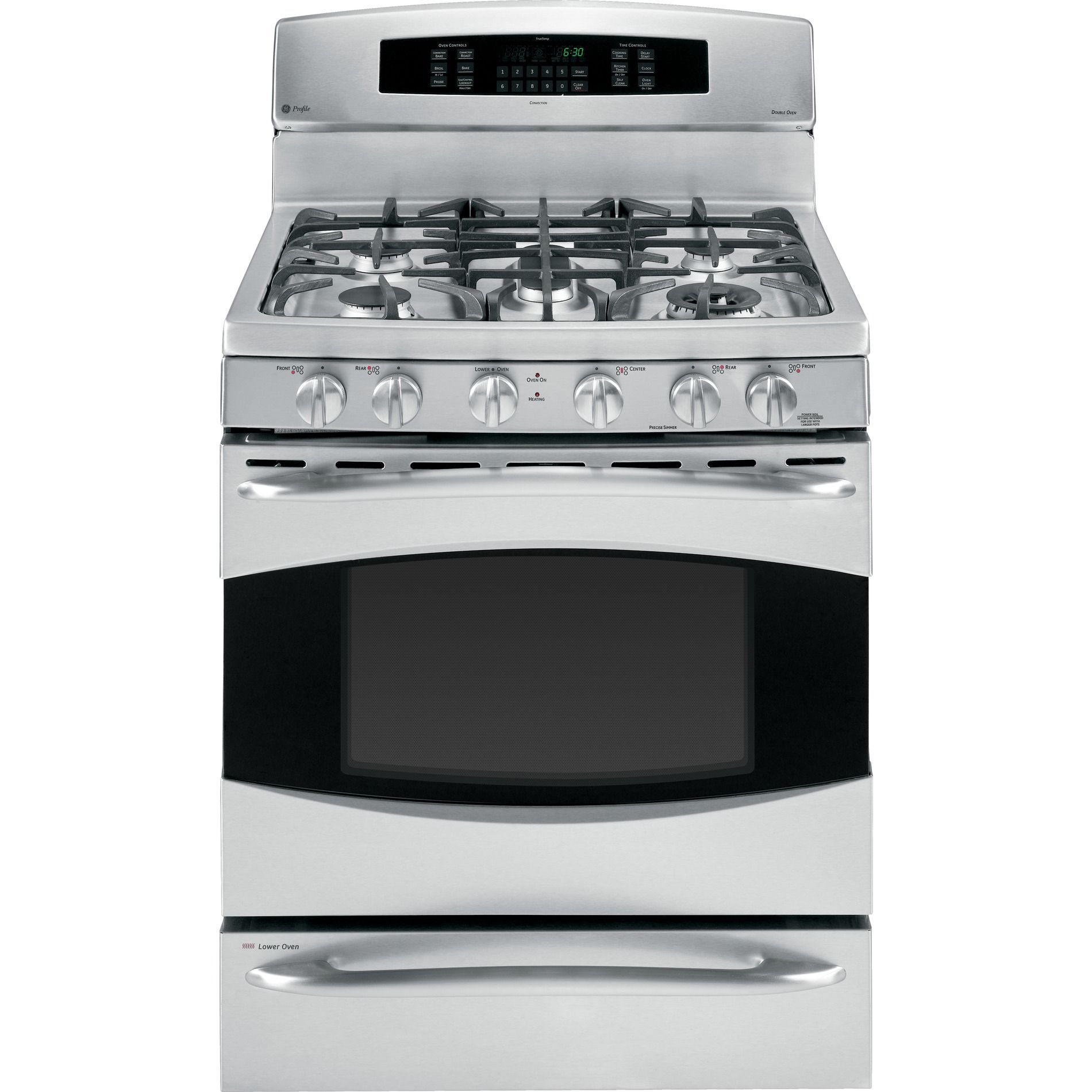 GE Profile Series 6.4 cu. ft. Gas Range w/ Convection and Baking Drawer - Stainless Steel