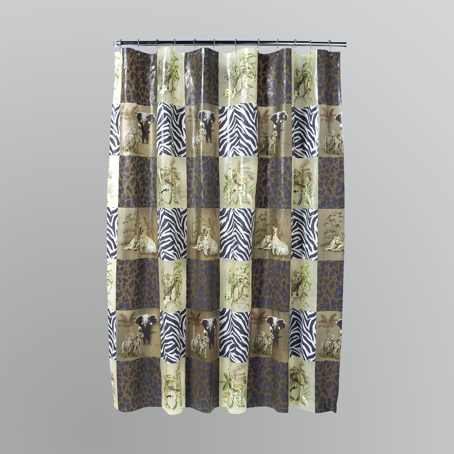 PEVA Shower Curtain- Safari