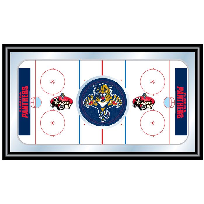 NHL Florida Panthers Framed Hockey Rink Mirror