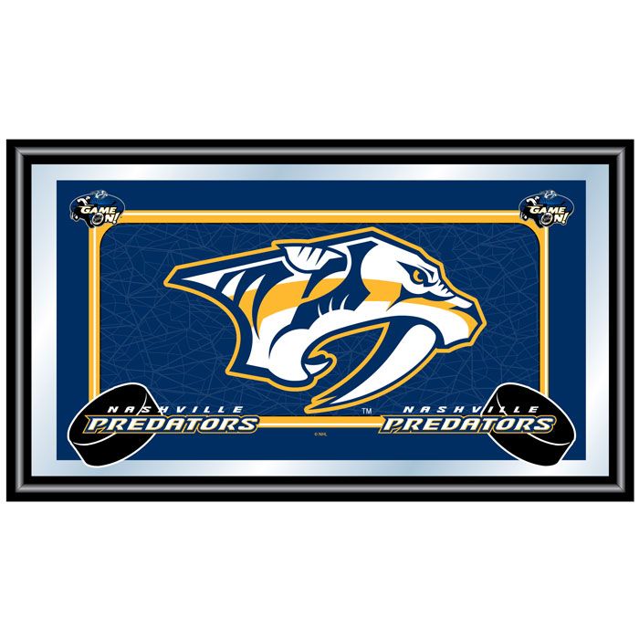 Trademark NHL Nashville Predators Framed Team Logo Mirror