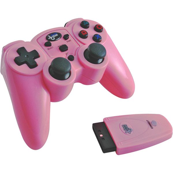 dreamGEAR Magna Force RF Wireless Controller For PS2® - Pink - DGPN-558 at mygofer.com