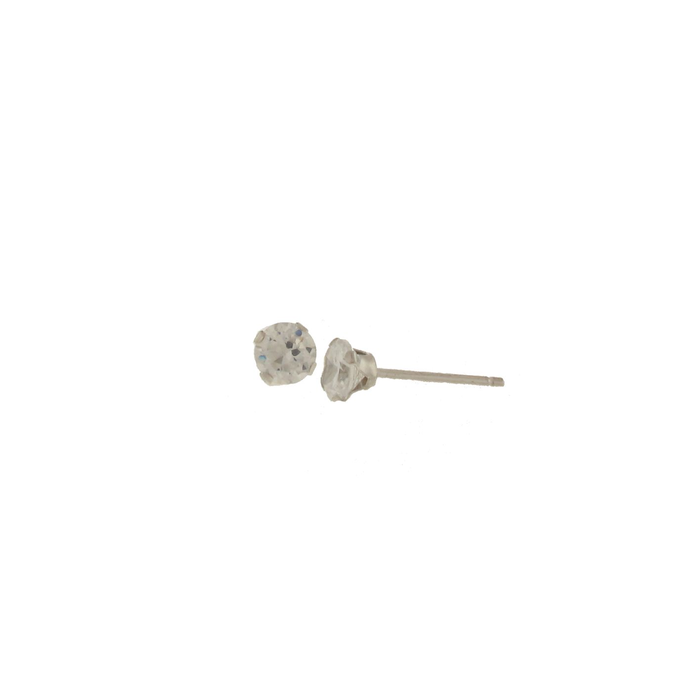 10kt 4mm Round Cubic Zirconia Stud Earring at Kmart.com