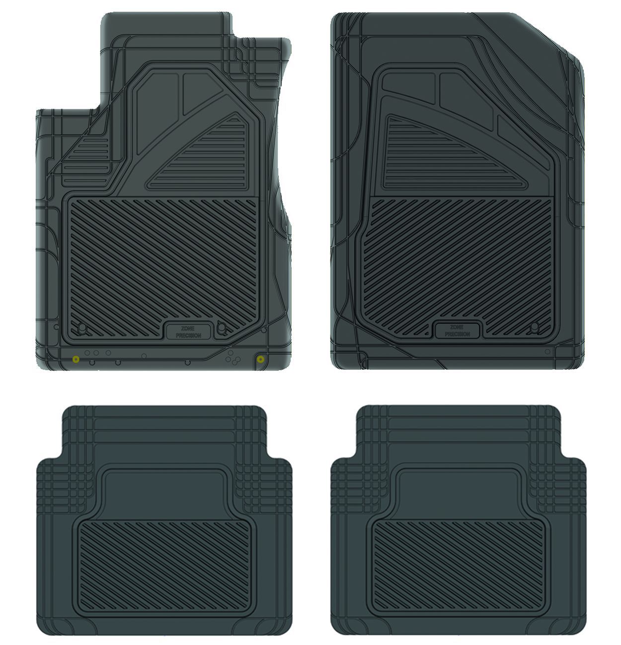 Kustom Fit Precision All Weather Car Mat for Honda CRV 2007+ - Color: Black