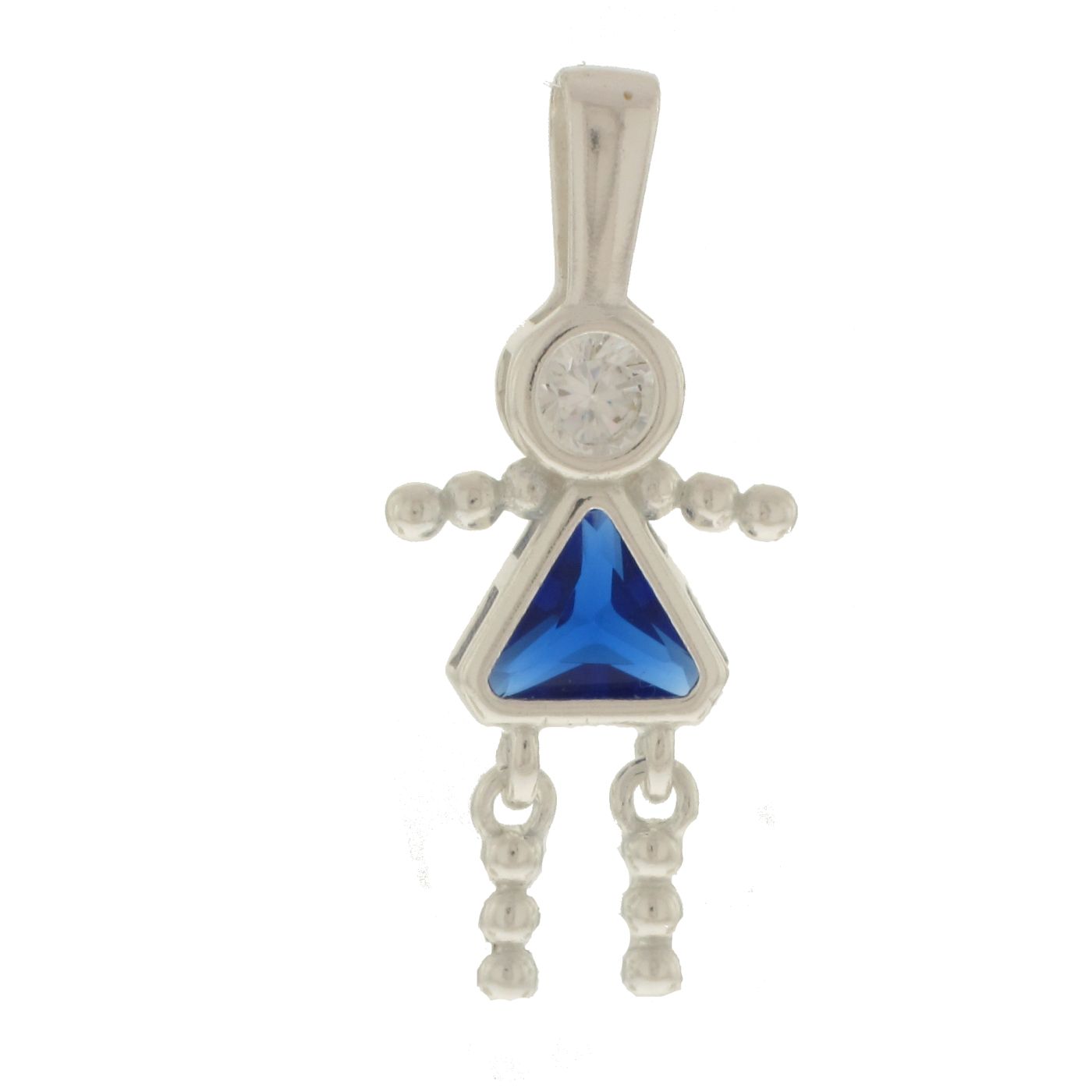 Birthstone Babies Sterling Silver September Girl Pendant at Kmart.com