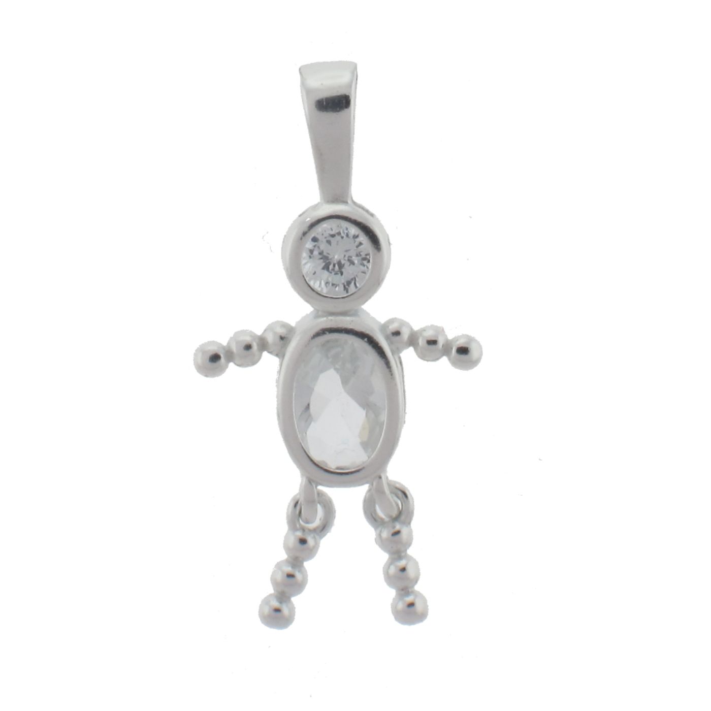 Birthstone Babies Sterling Silver April Boy Pendant at Kmart.com