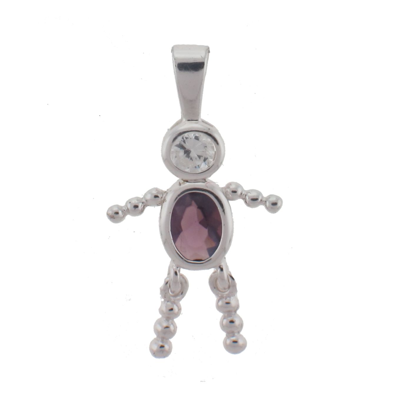 Birthstone Babies 10K February Boy Pendant at Kmart.com