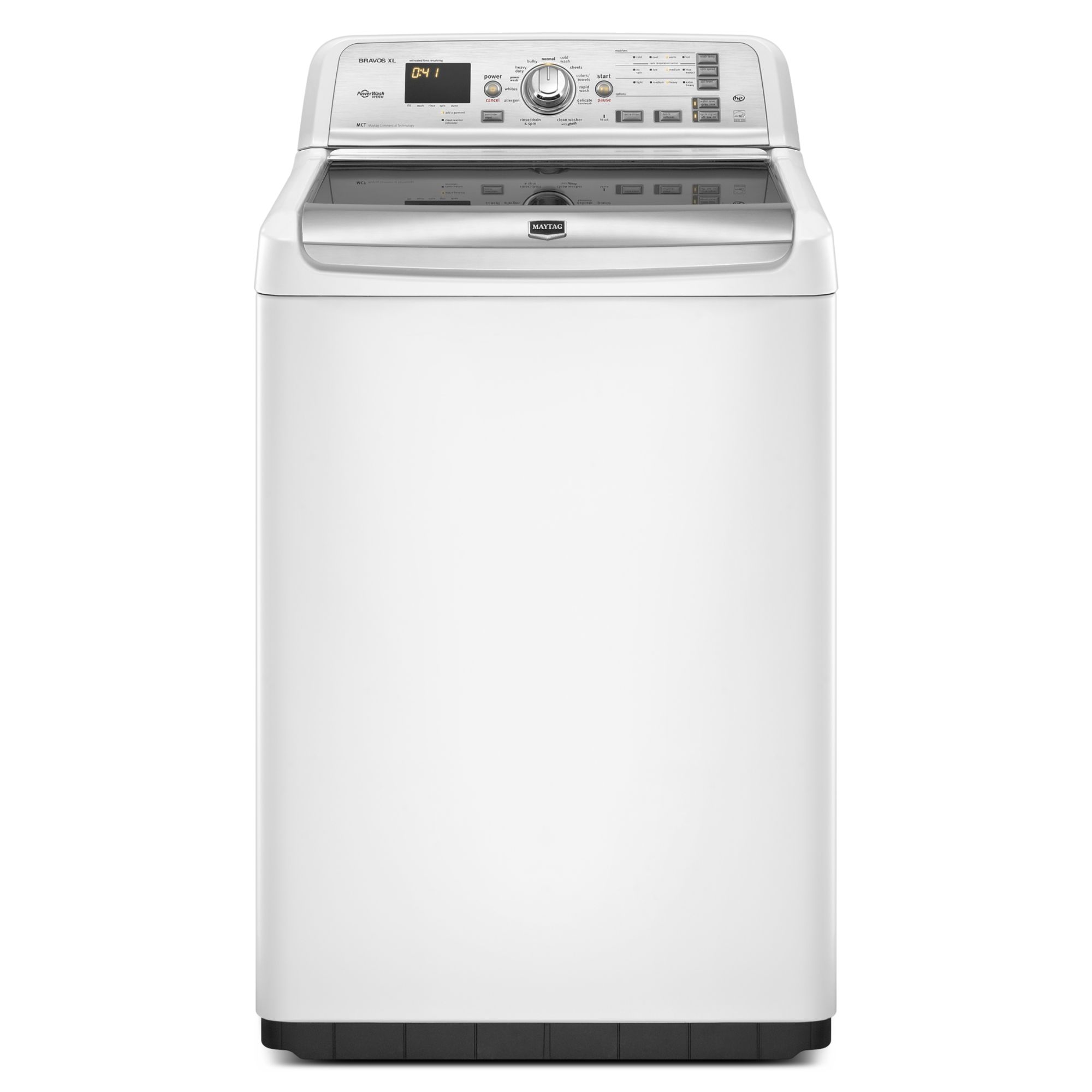 Maytag 4.6 cu. ft. High-Efficiency Top-Load Washer w/ PowerWash - White