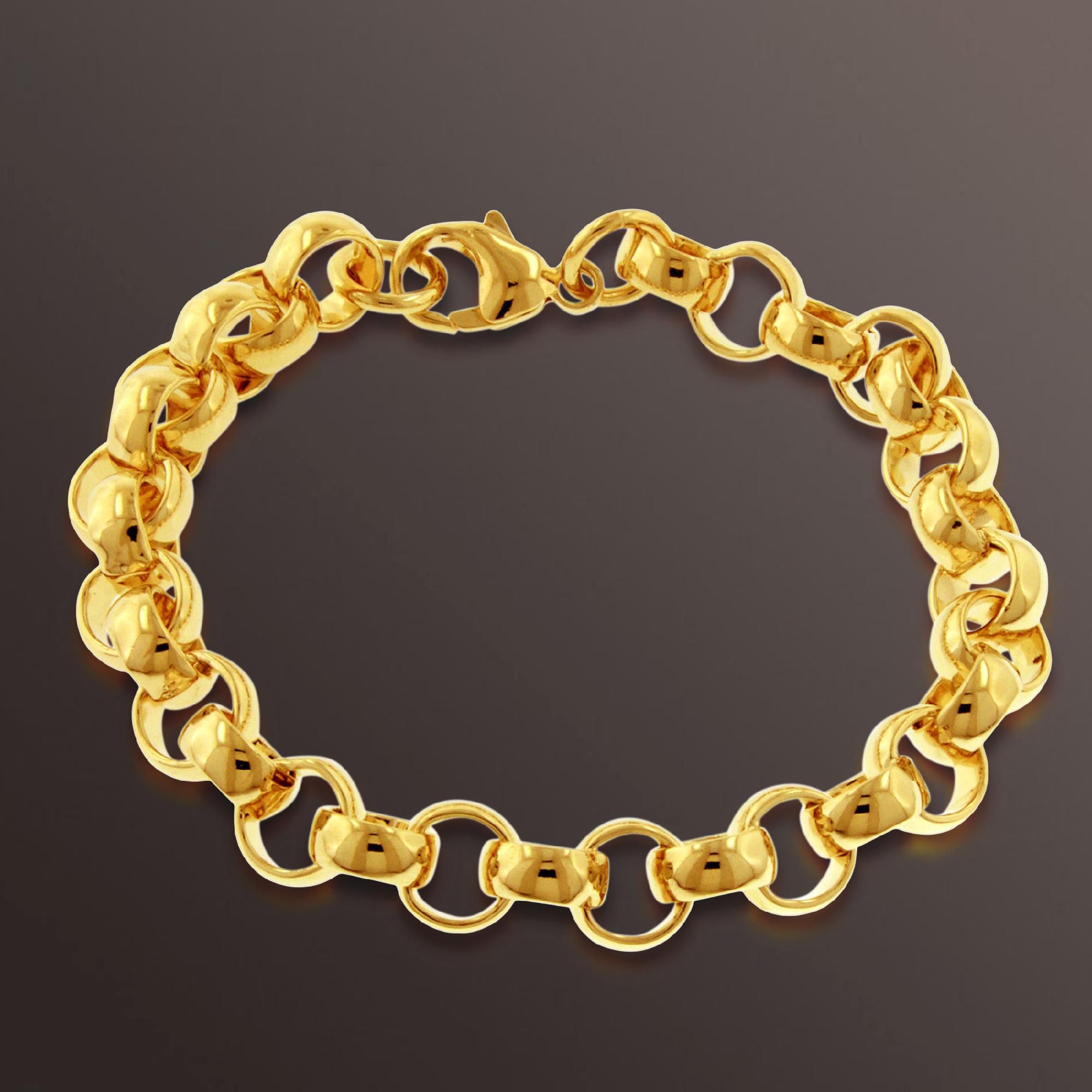 Romanza Medium Rolo Bracelet set in Gold over Bronze at Kmart.com