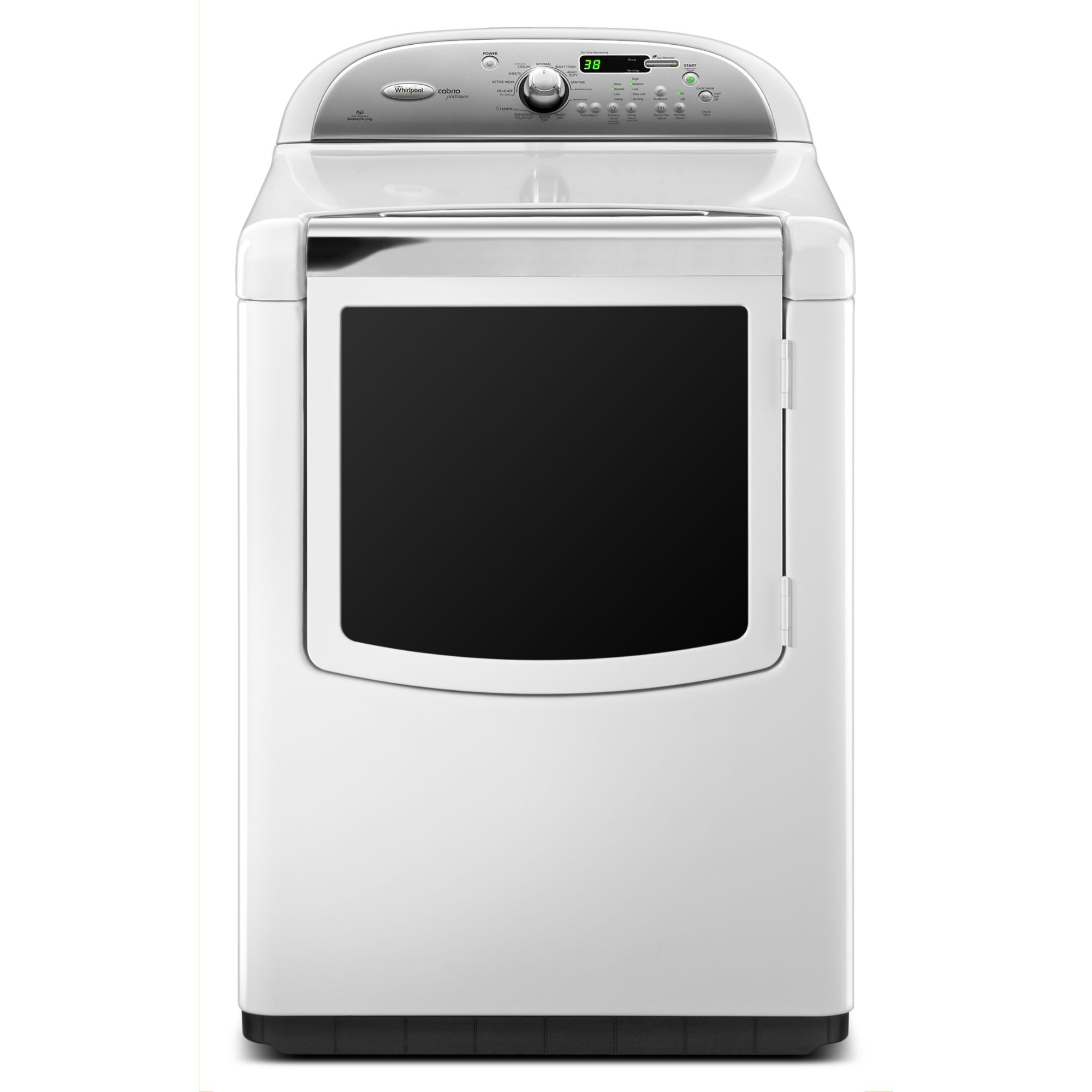Whirlpool 7.6 cu. ft. Electric Dryer w/ Steam Cycle - White at Kmart.com