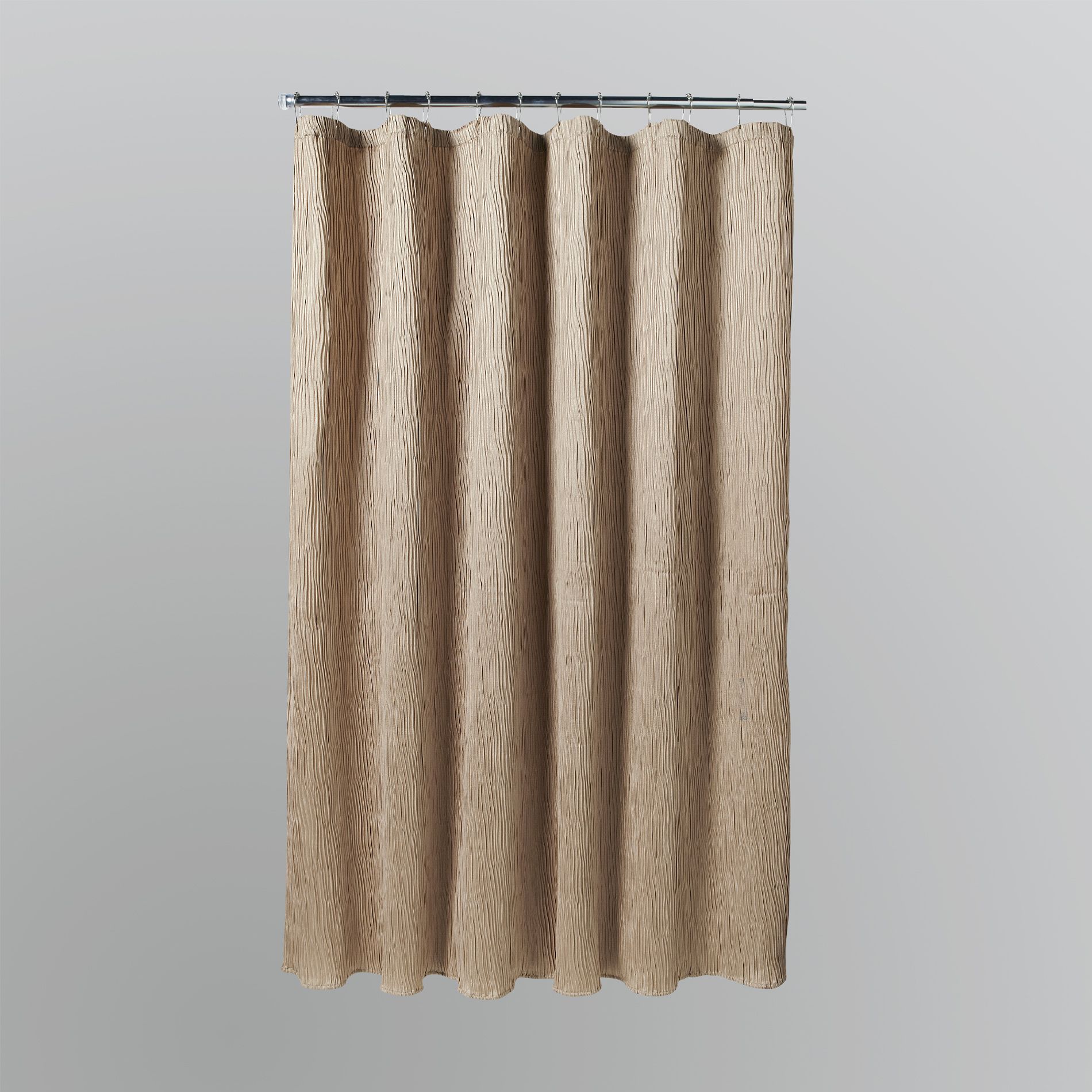 Crinkle Mocho Shower Curtain