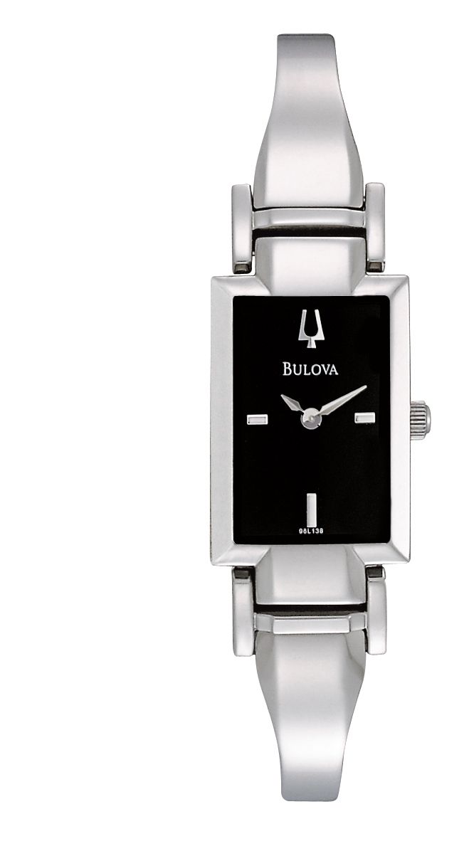 Bulova Ladies' Bulova adjustable-link bangle bracelet in stainless steel. at Sears.com