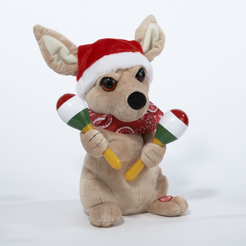 11" Battery-Operated Musical Animated Chihuahua