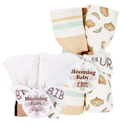 Trend-Lab Morgan the Monkey Bib & Burp Cloth Set at Kmart.com