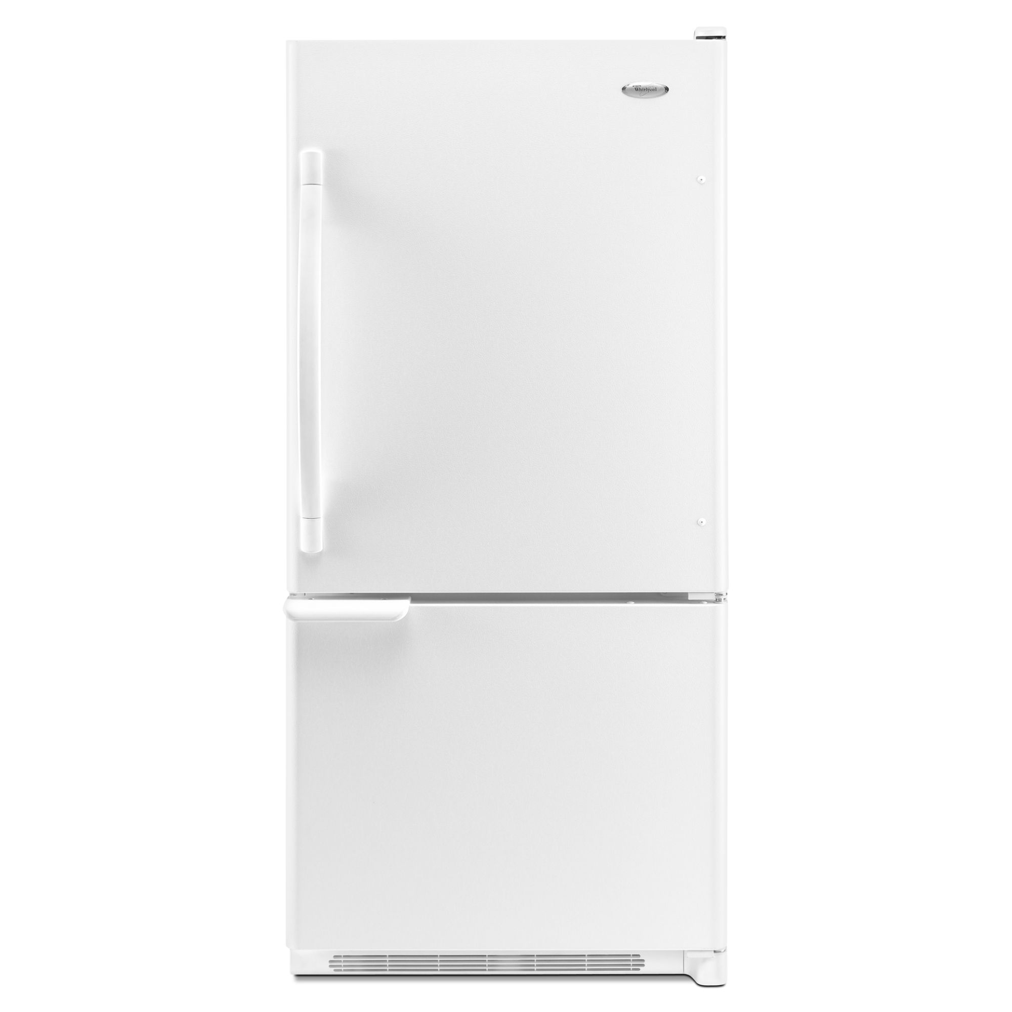 Whirlpool 18.5 cu. ft. Single-Door Bottom-Freezer Refrigerator - White