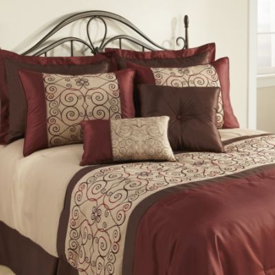 bedroom set on layaway on Comforter Set 8 pc Embroidered: A Bedroom Retreat with Kmart