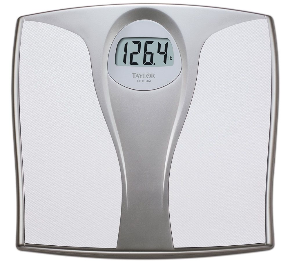 Taylor Scales UltraSlim Lithium Electronic Digital Scale (White