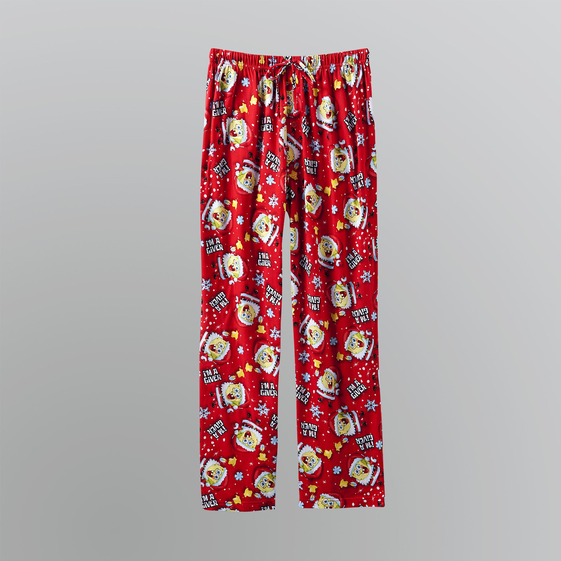 Nickelodeon Men's SpongeBob Christmas Lounge Pants