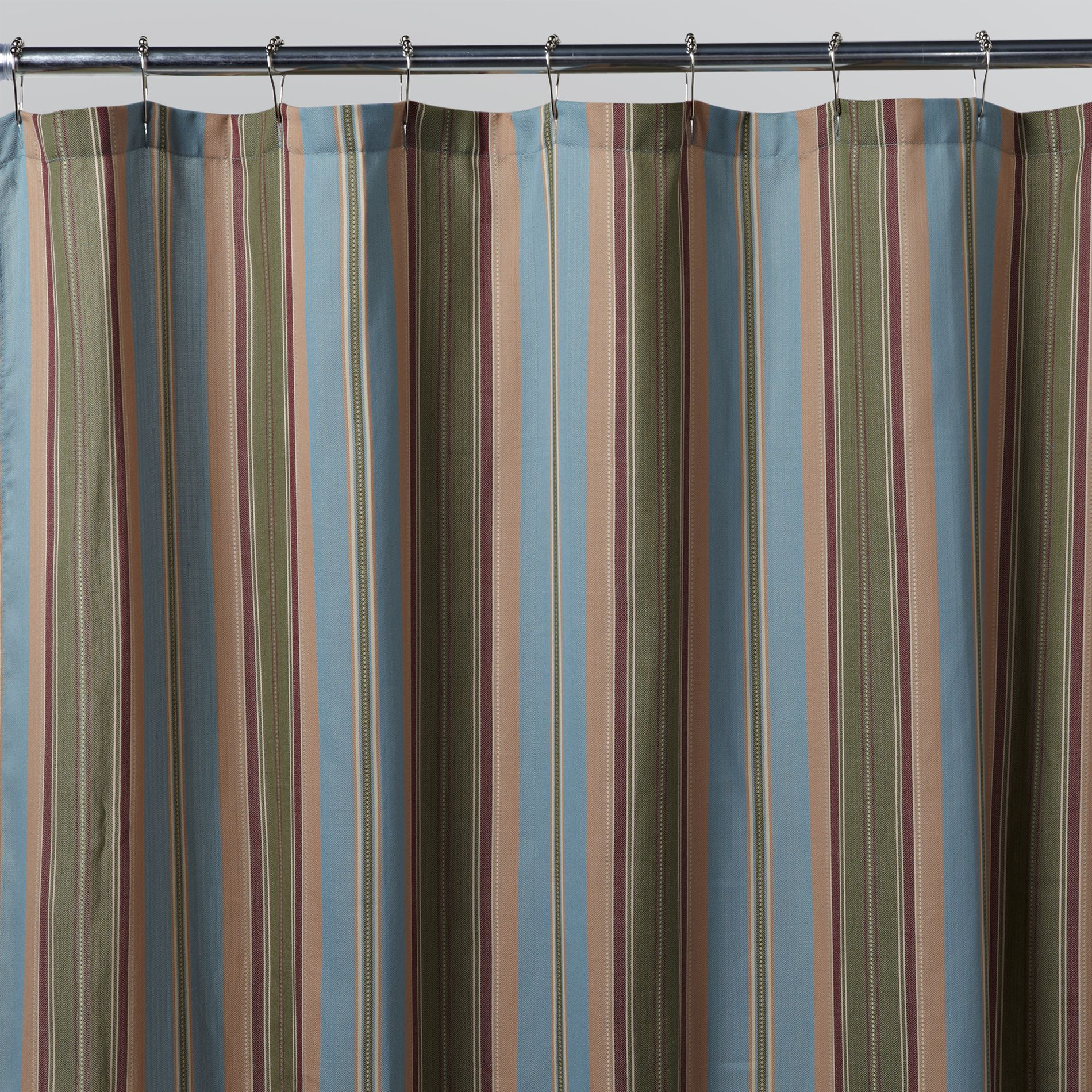 Cannon Shower Curtain Variegated Stripe Home Bed & Bath Bath