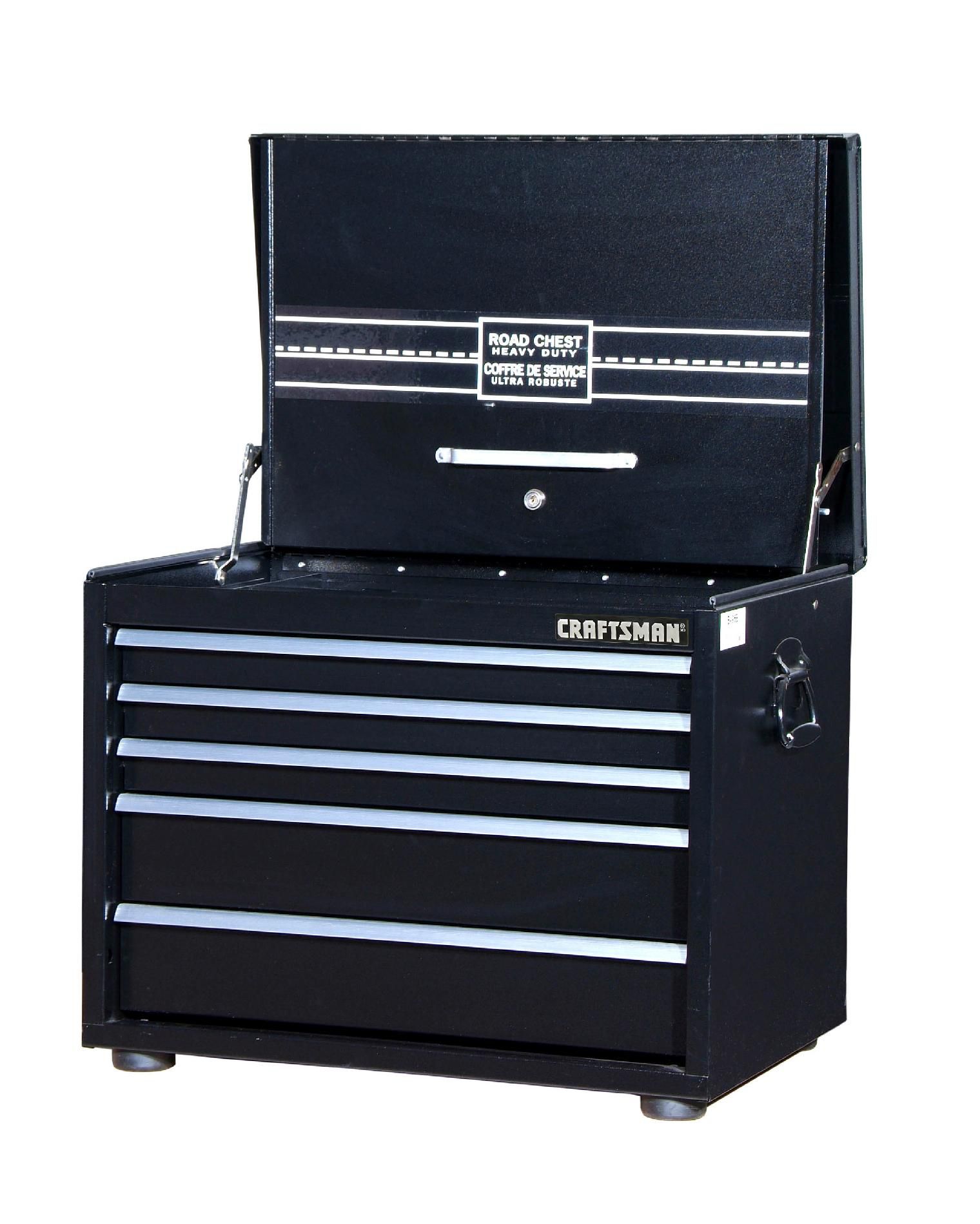 Craftsman 26 in. 5 drawers Truck Road Box, Black Shop Your Way