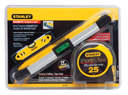 Stanley 25FT FAT MAX Tape and Torpedo Level Combo at Sears.com