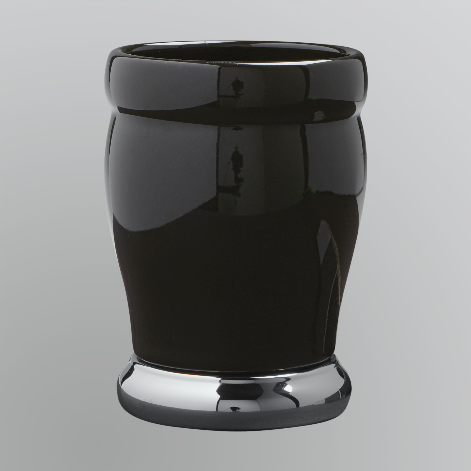 InterDesign Lora Black and Chrome Tumbler at Kmart.com