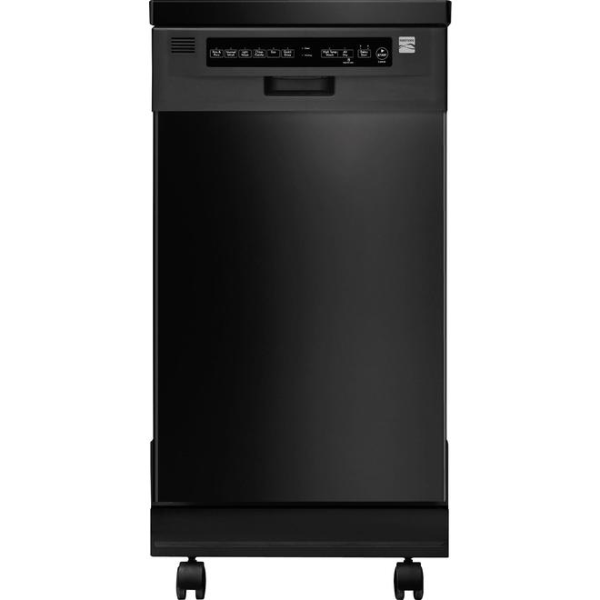 Kenmore 14659 18" Portable Dishwasher Black Sears Outlet