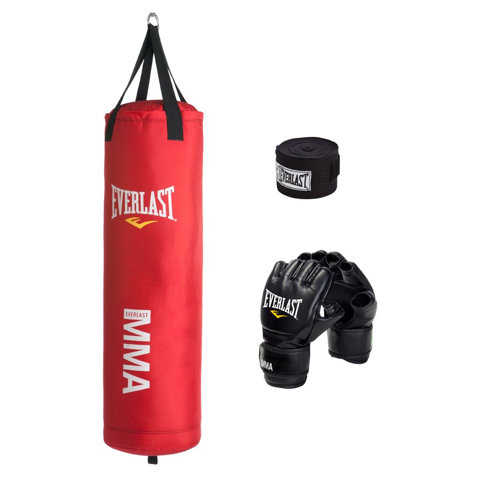 Everlast® MMA 70 lbs. Heavy Bag Kit - Red - Fitness & Sports - Extreme Sports - Boxing & Mixed ...