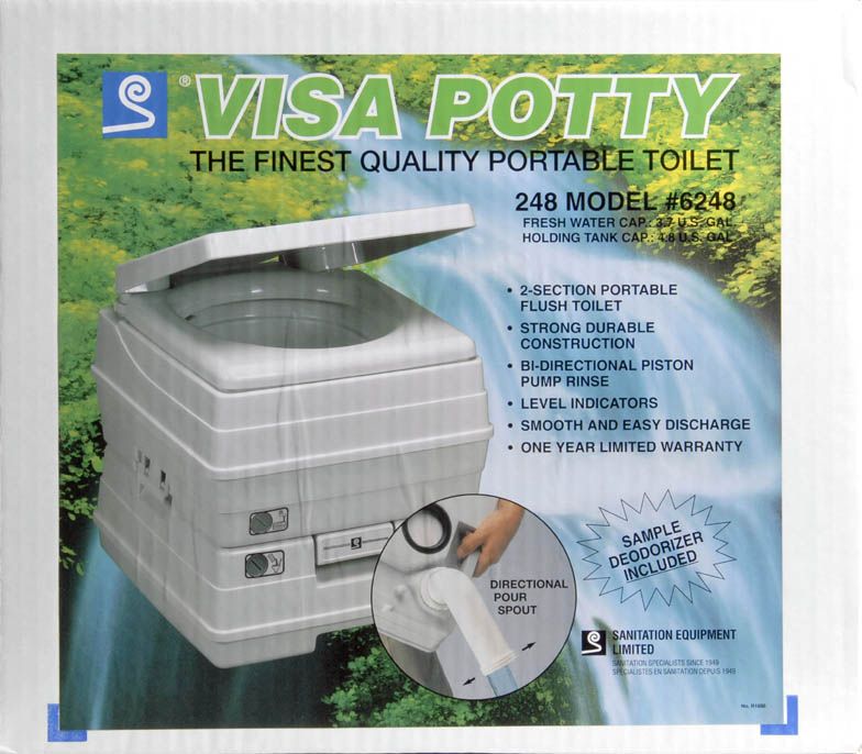 Sanitation Equipment Visa 18L Toilet at Kmart.com