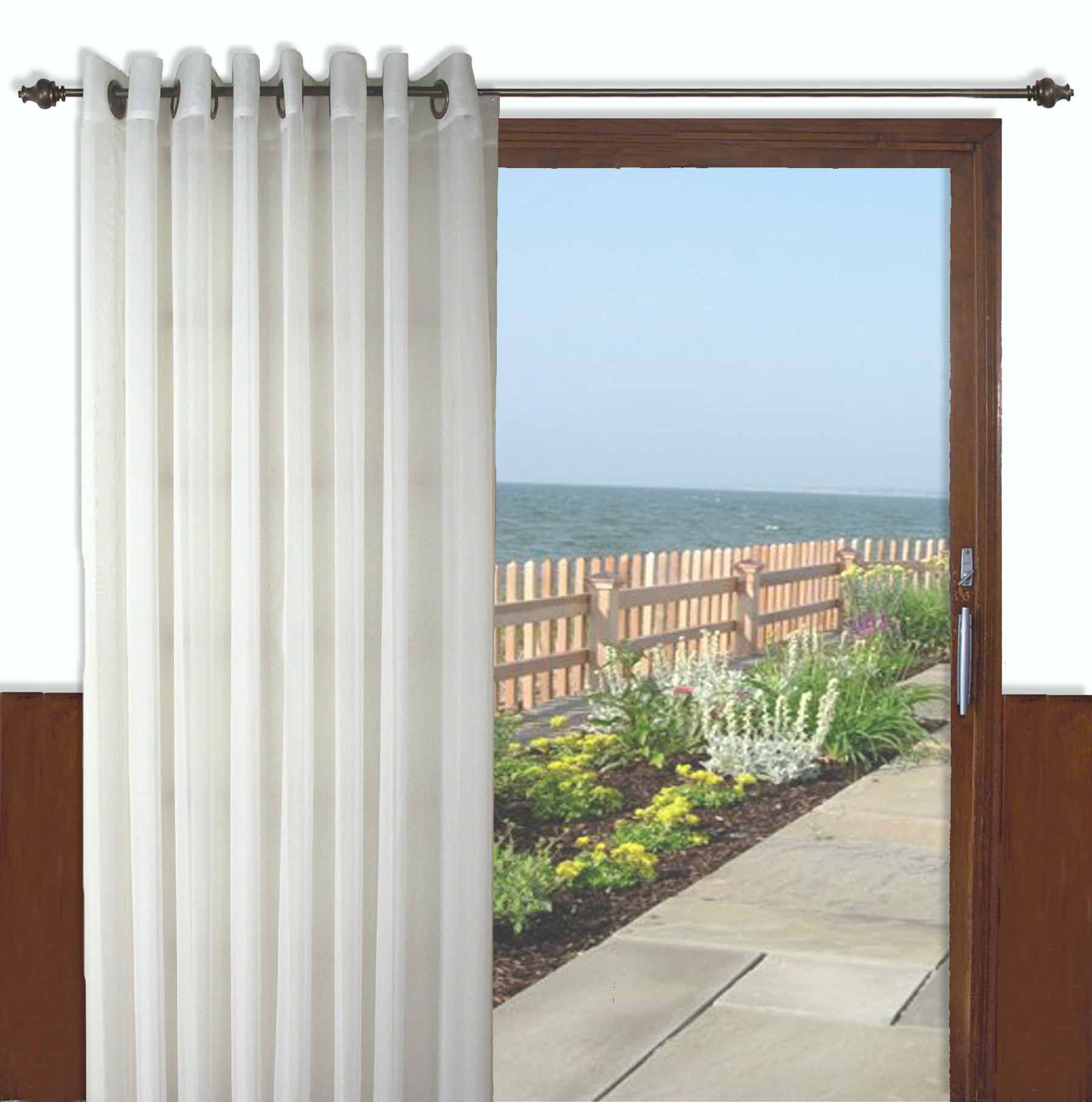 Oyster Bay Grommet Patio Panel (Ivory)
