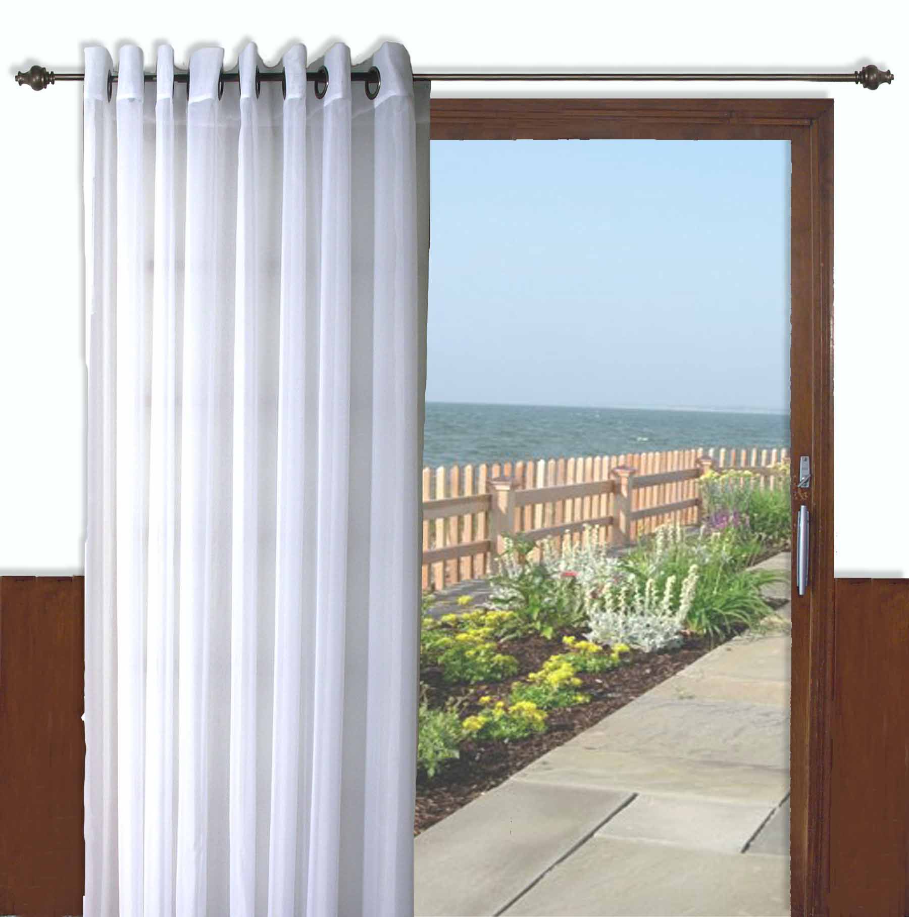Ricardo Trading Oyster Bay Grommet Patio Panel (White) - For the 
