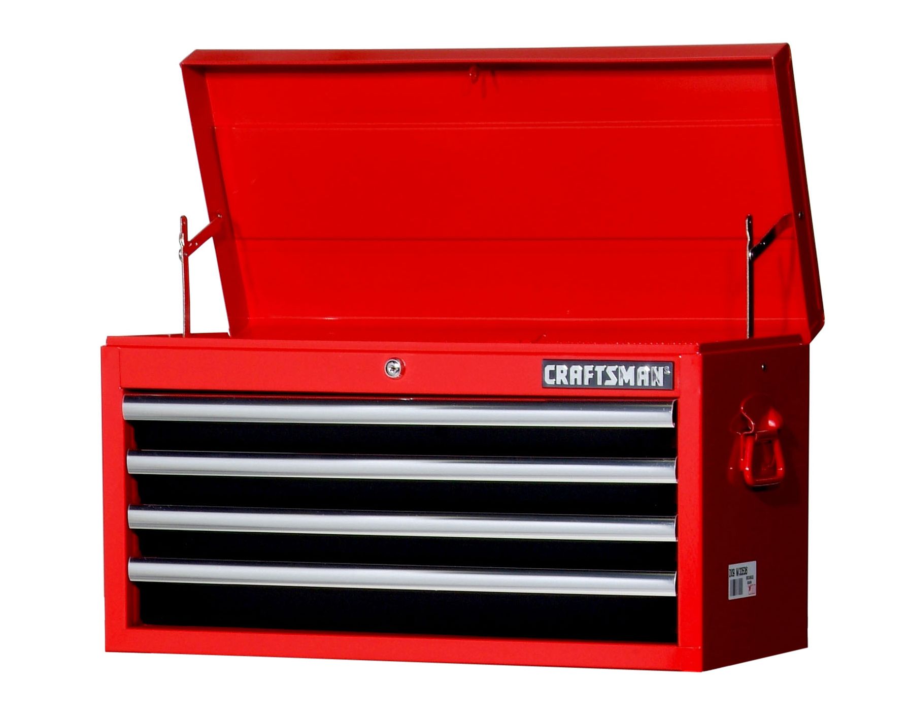Craftsman 27 4-Drawer Ball Bearing Slides Top Chest Red&Black