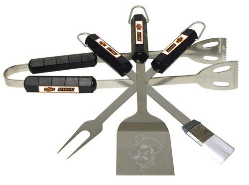 BSI Products Oklahoma State Cowboys 4 Pc Bbq Set at Kmart.com