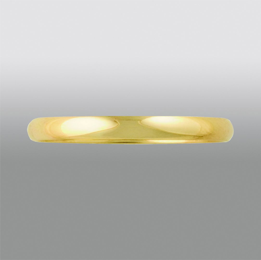 10K 3mm Yellow Gold Wedding Band