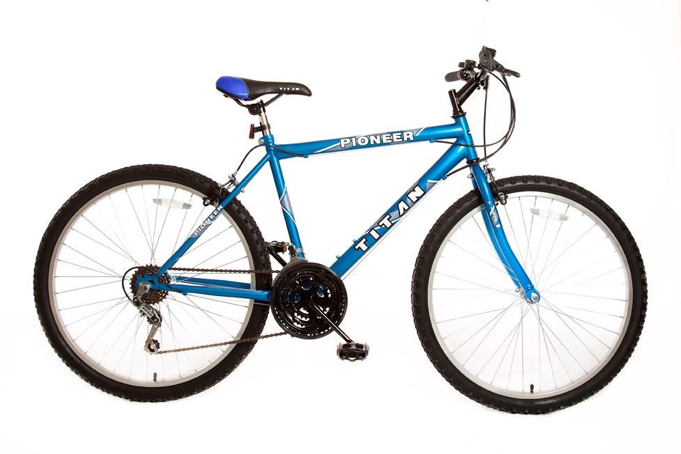 Titan Men's Pioneer 26" Mountain Bike - Blue