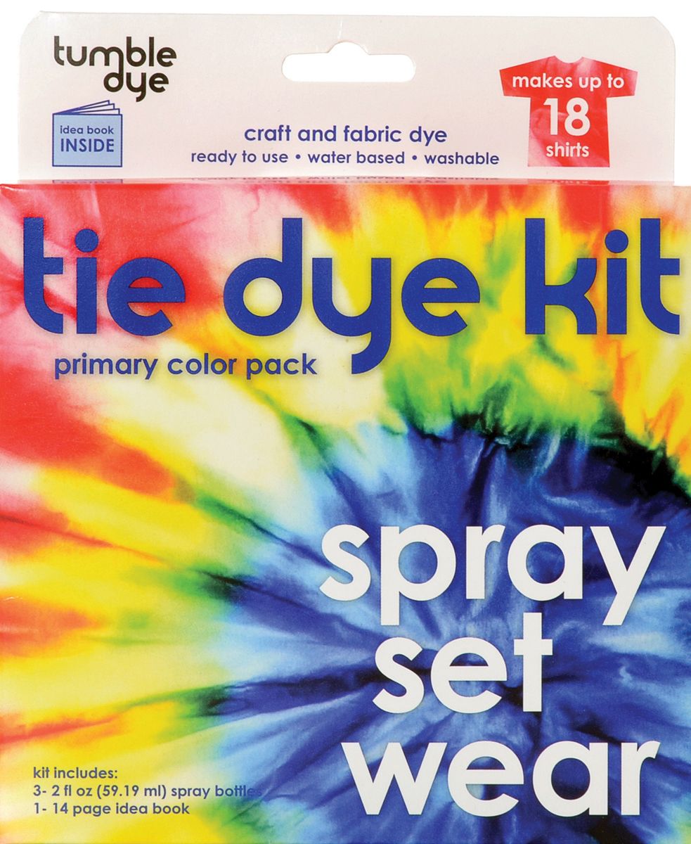 SEI Tumble Dye Craft And Fabric Dye Kit, Primary at Kmart.com