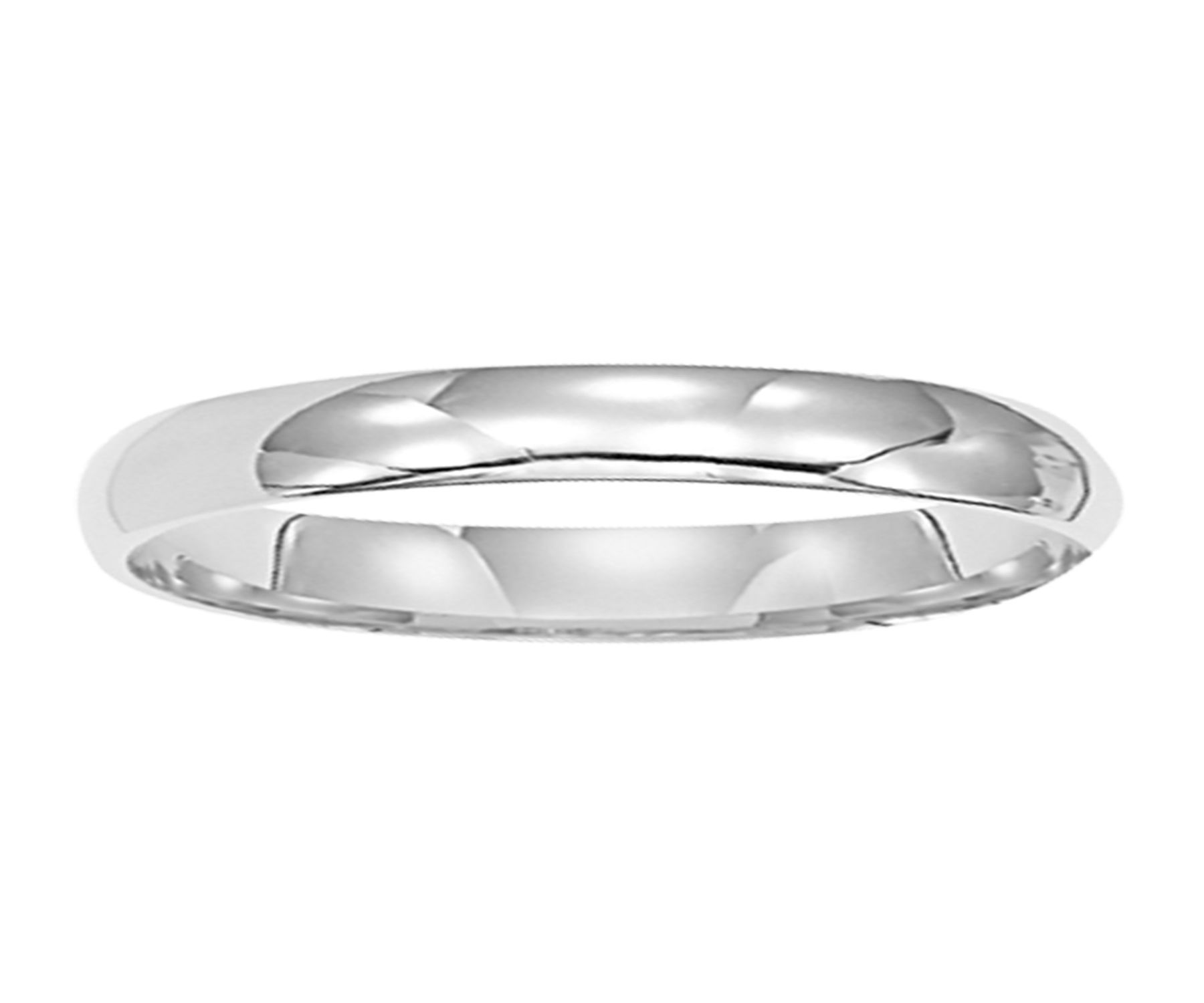10K 3mm White Gold Wedding Band at Kmart.com