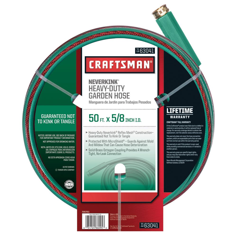 Craftsman Heavy Duty Neverkink Self-Straightening Hose- 50Ft. at Craftsman.com