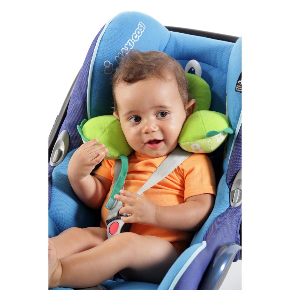 Travel Friends Head and Neck Support - Frog (0-12 months)