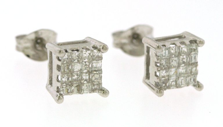 1/2 cttw Invisible Princess Stud at Sears.com