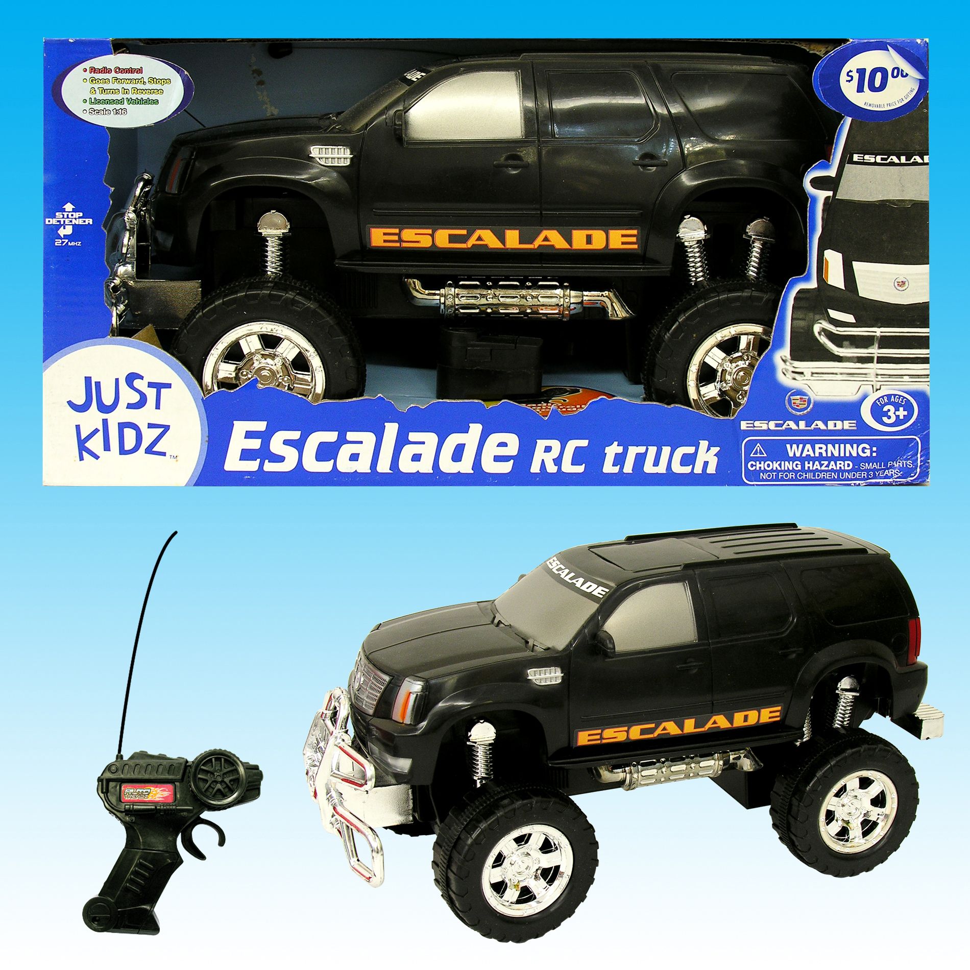 Just Kidz 1:16 Scale Licensed Escalade RC Truck at mygofer.com