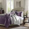 Madison Classics Mendocino King 6 Pieces Duvet Set in Purple Color