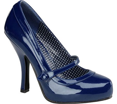 Pin Up Women's Cutiepie 02 - Navy Blue Patent Leather at Sears.com