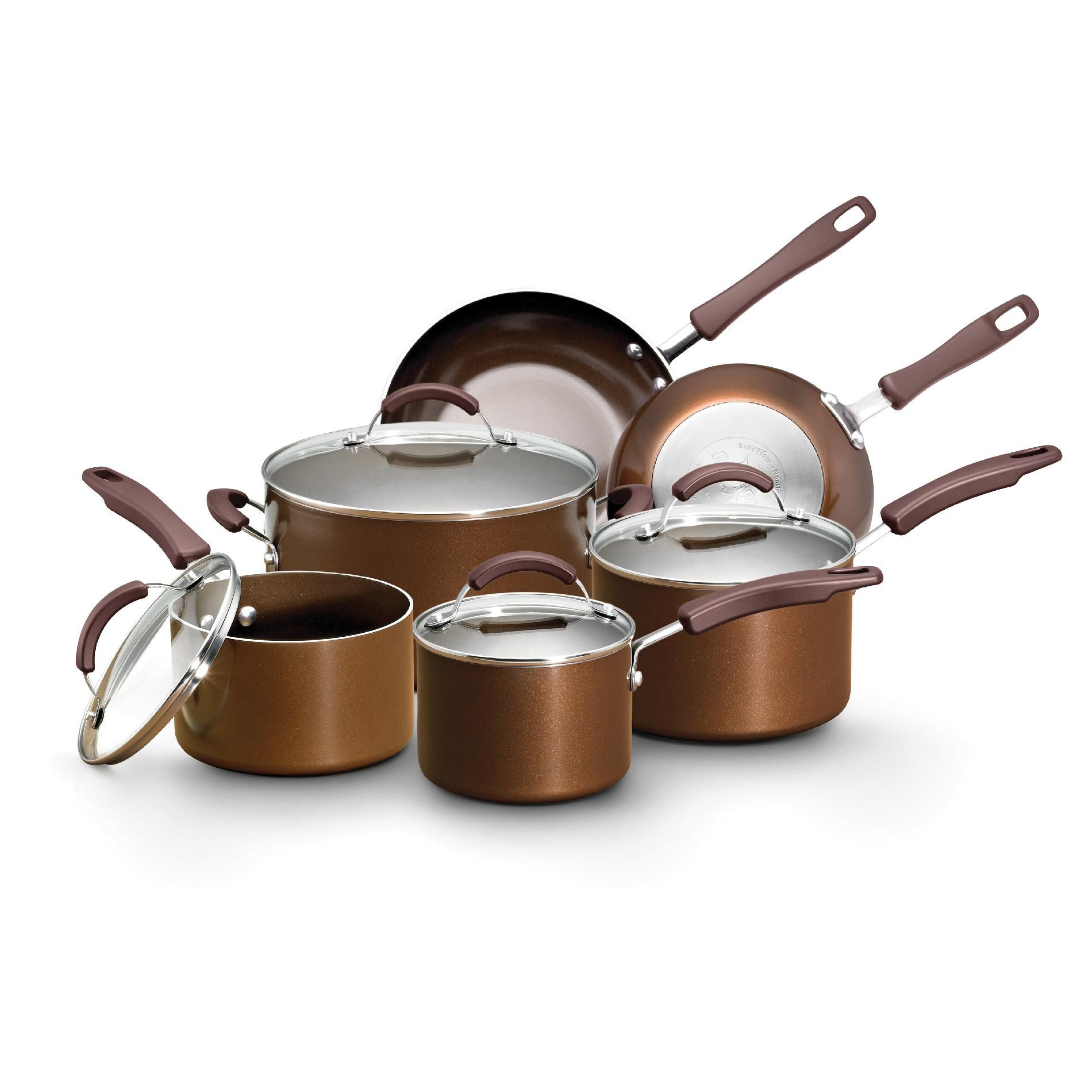Earth Pan EarthPan Plus 10-Piece Cookware Set  Bronze