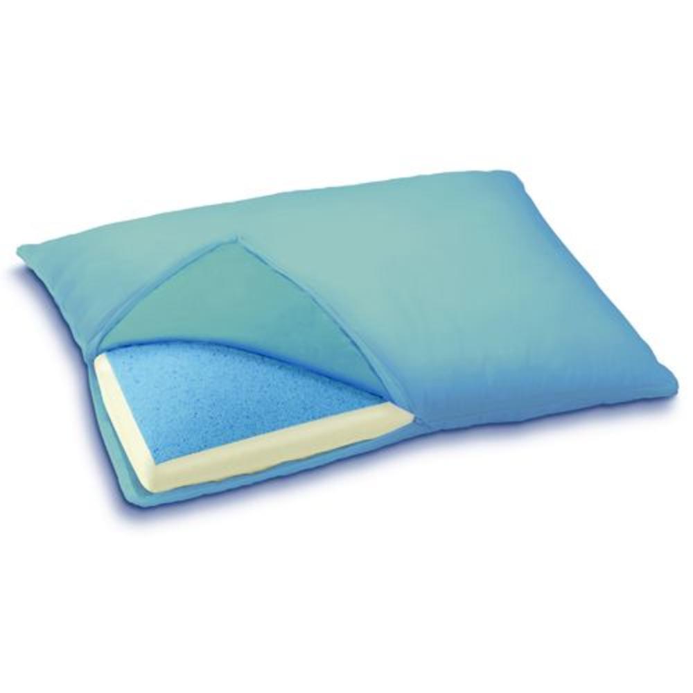 Reversible Gel Memory Foam Travel Pillow