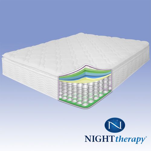 Night Therapy&nbsp; 10 Inch Pillow Top Spring