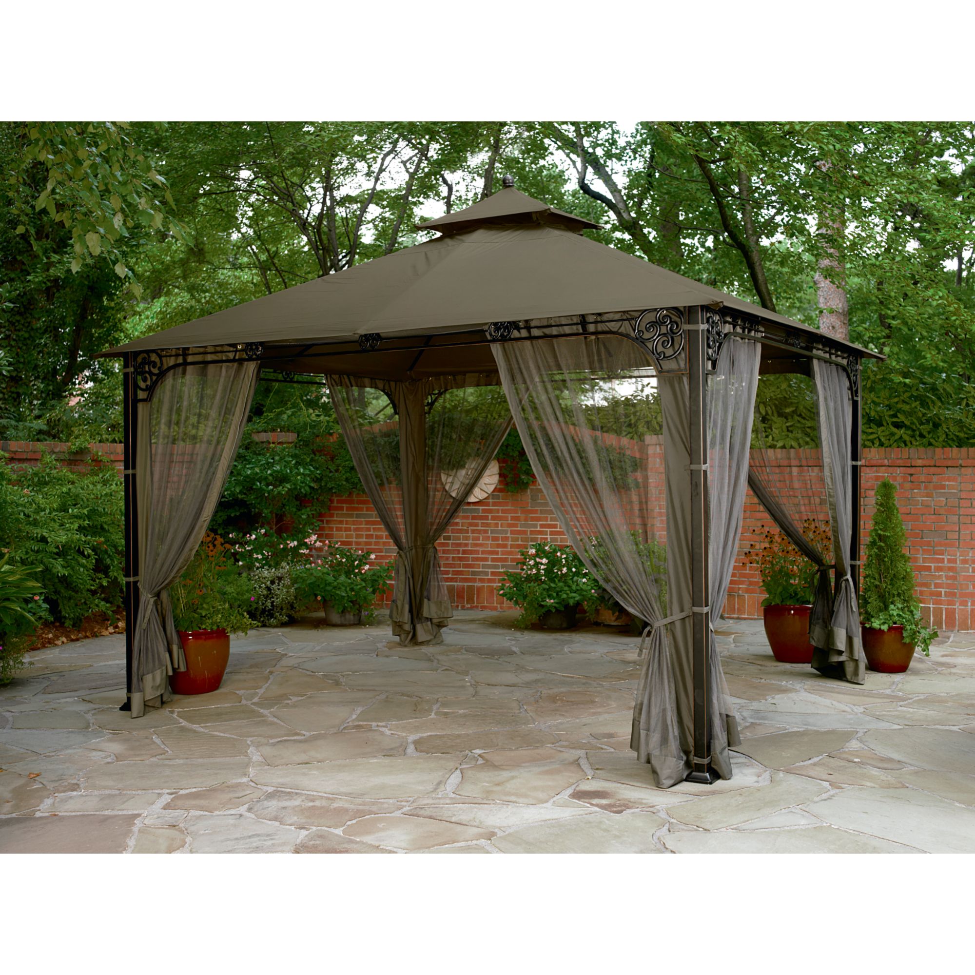 Garden Oasis GF12S059B Highland 10 Ft. x 12 Ft. Gazebo Sears Outlet