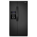 22.5 cu. ft. Counter-Depth Side-by-Side Refrigerator - Black