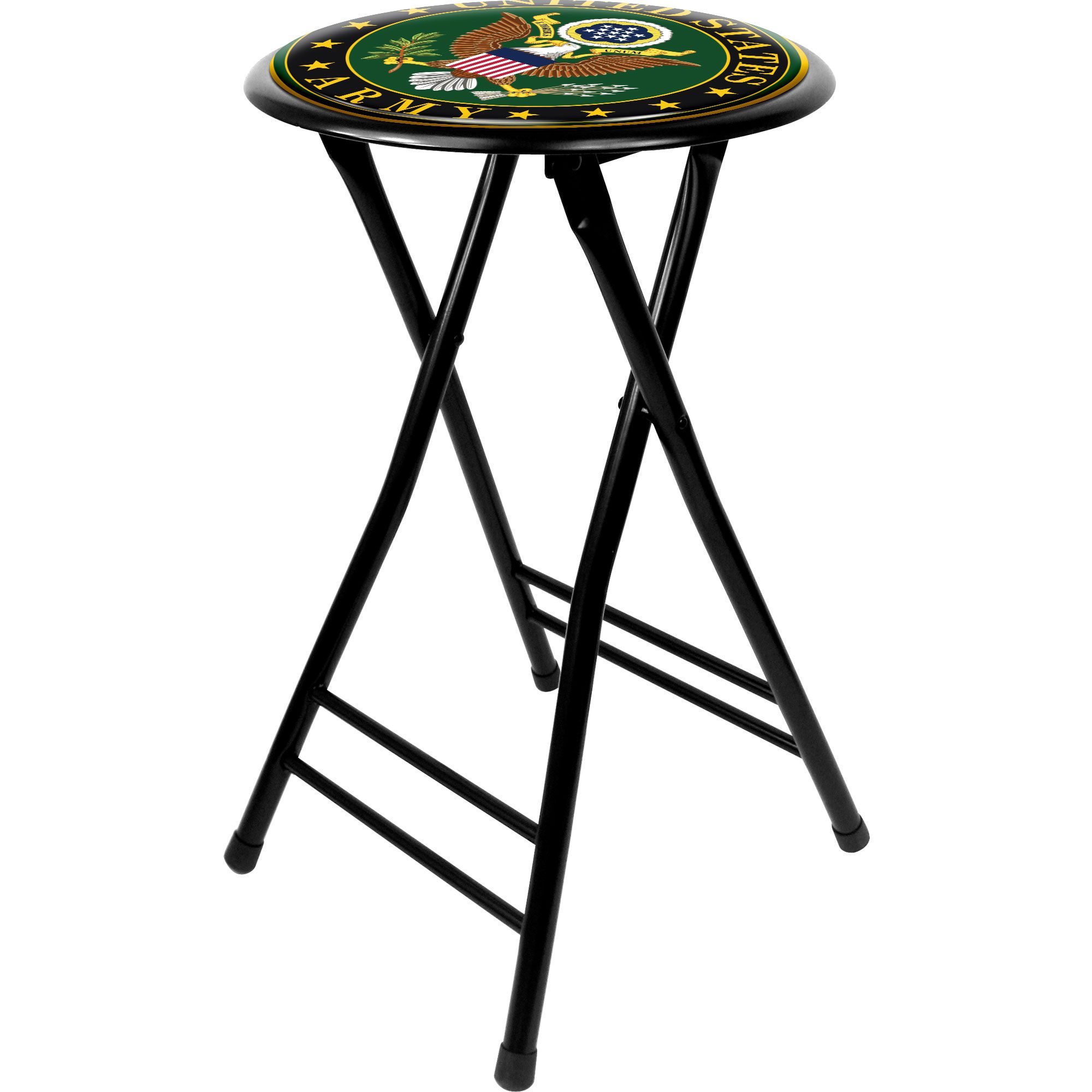 U.S. Army Symbol 24 Inch Cushioned Folding Stool at Kmart.com